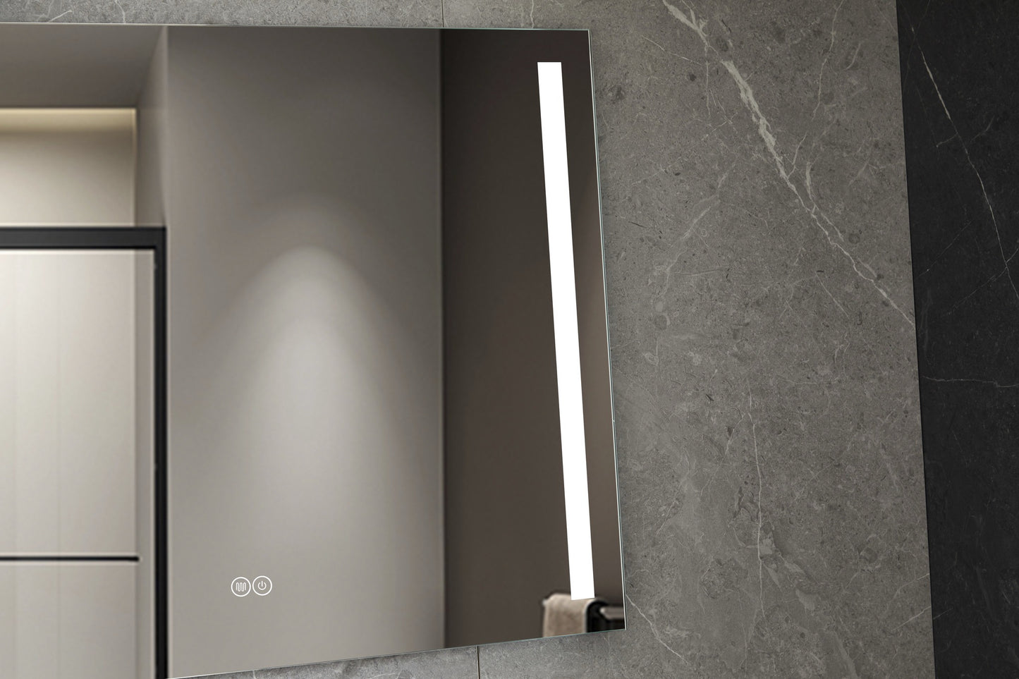 Infra Heating Frameloze LED Badkamerspiegel met Anti-Condens – 60 x 120 cm