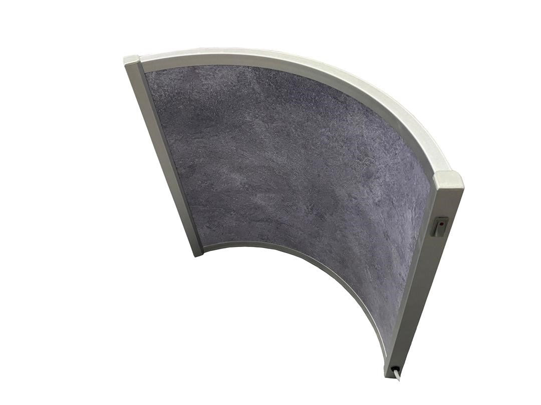 Infra Heating Curve+ Verplaatsbaar Infraroodpaneel (300W, Grijs Design)