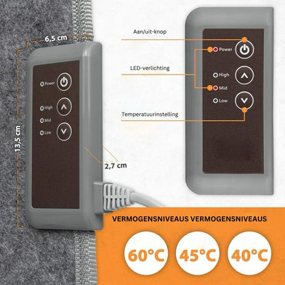 Infra Heating Flex+ Compact Vouwbaar Mobiel Infraroodpaneel (165W) – Efficiënte Verwarming op Maat