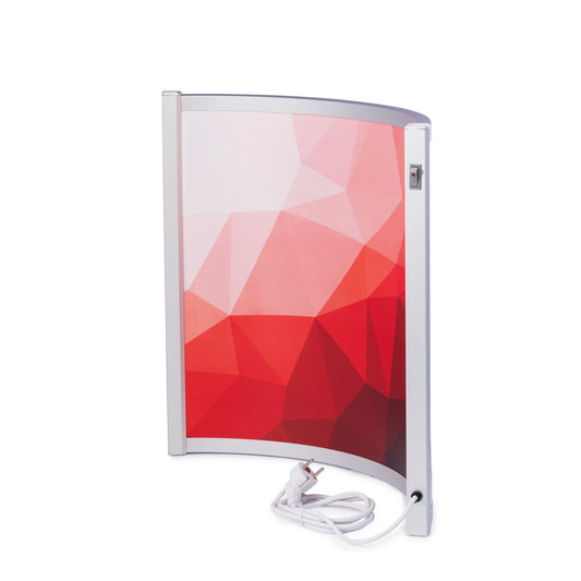 Infra Heating Curve+ Verplaatsbaar Infraroodpaneel (300W, Rood Design)