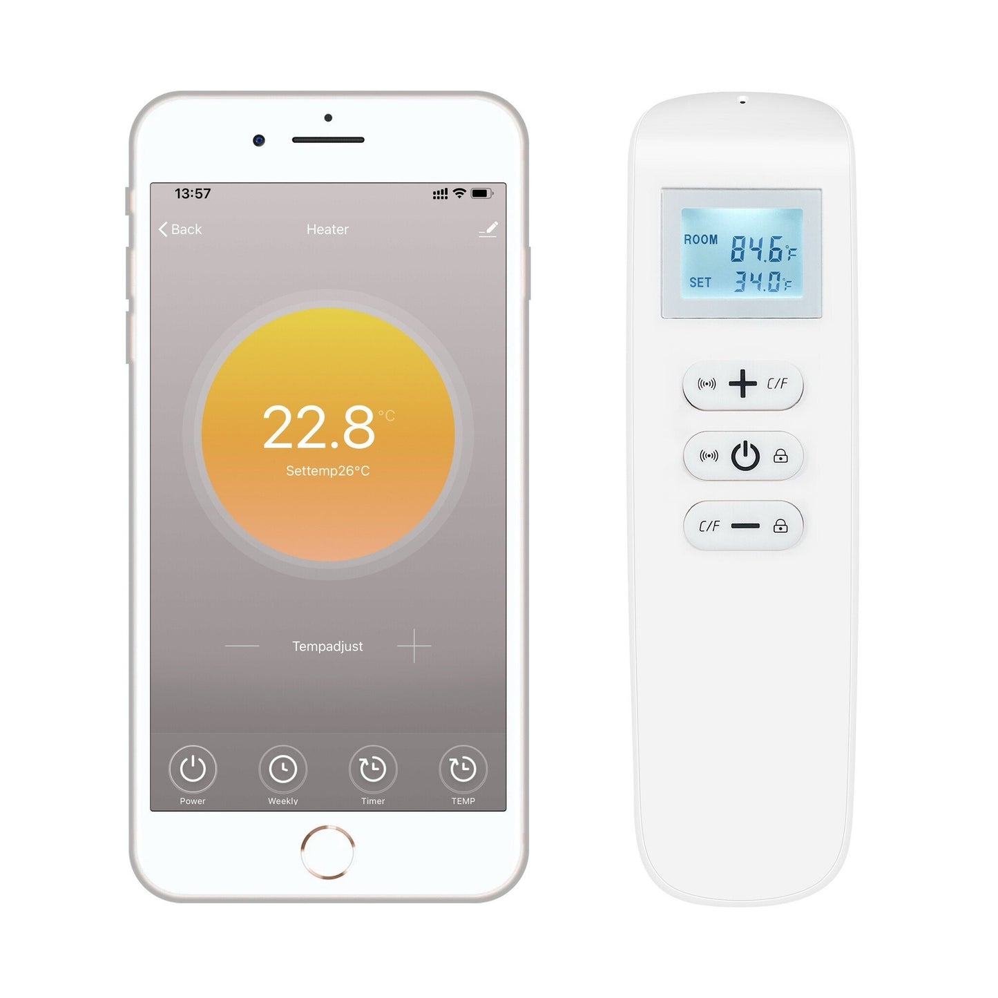 Premium Plafond Infraroodpaneel Prestige Serie 1200 Watt met WiFi