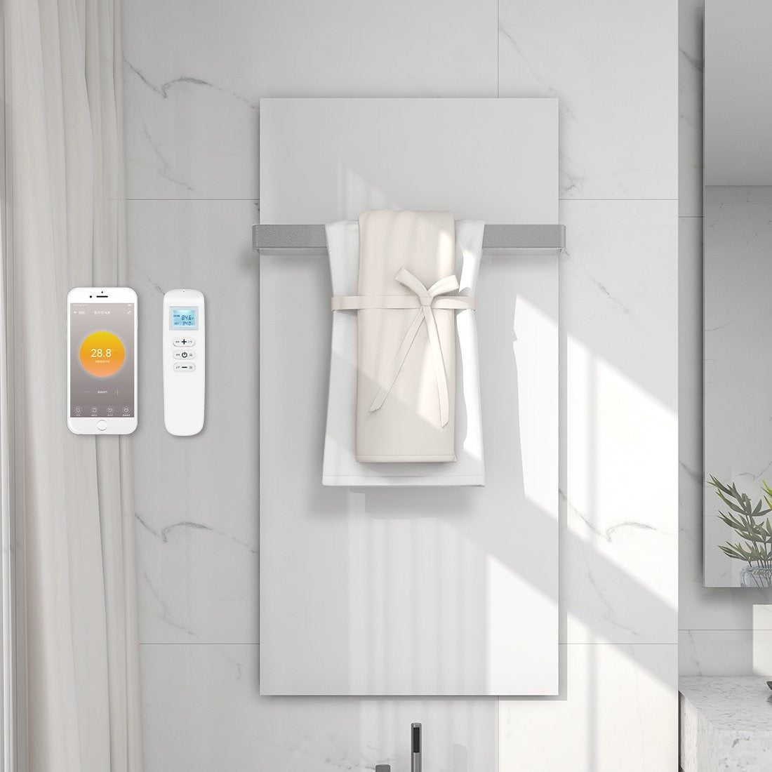 QH-GD Luxe Glaswand Infraroodpaneel 700W