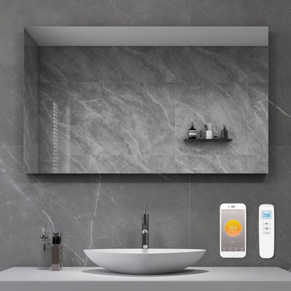 Infra Heating Smart Infraroodspiegel met Wifi – 4 Varianten (60x60, 60x80, 60x100, 60x120 cm)