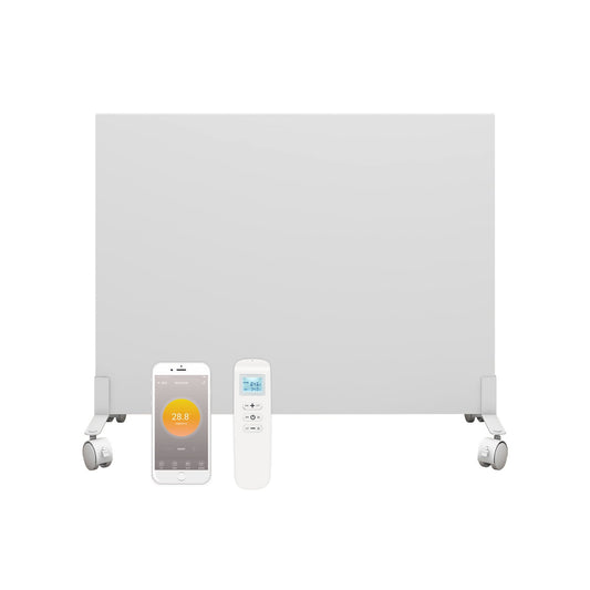 Infra Heating FR Serie verplaatsbaar infraroodpaneel 350 of 700 W inclusief wielen
