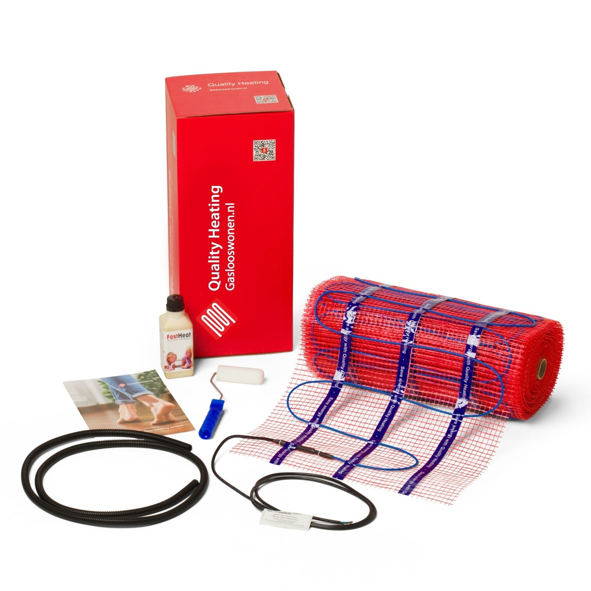 Infra Heating 150 W Vloerverwarmingsmat zonder Thermostaat