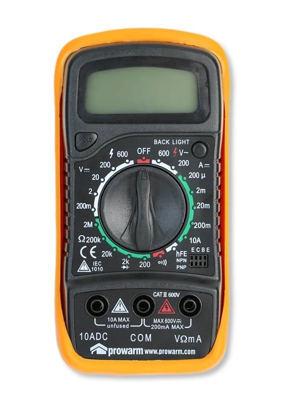 Infra Heating Digitale multimeter