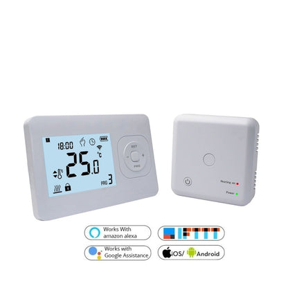 Infra Heating Wifi Basic draadloos programmeerbare thermostaat met ontvanger