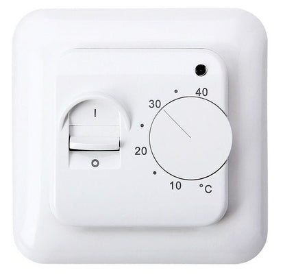 Infra Heating 100 W elektrische vloerverwarmingsmat set inclusief eenvoudige handmatige thermostaat