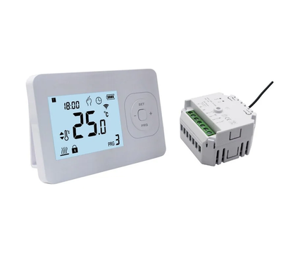 Infra Heating Basic draadloze programmeerbare thermostaat inclusief mini inbouw ontvanger