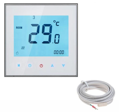 Infra Heating 150 W vloerverwarmingsmat set inclusief programmeerbare WiFi PRF-79 thermostaat