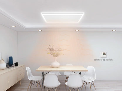 Infra Heating HL Serie infraroodpaneel met LED verlichting 63 x 128 cm – 840 W