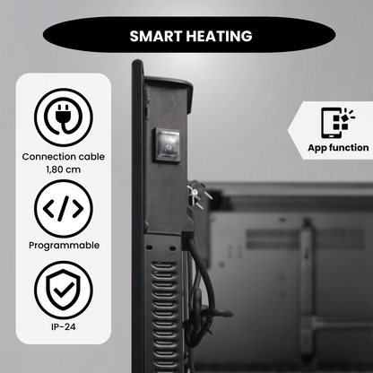 Infra Heating Eco Slim WiFi black