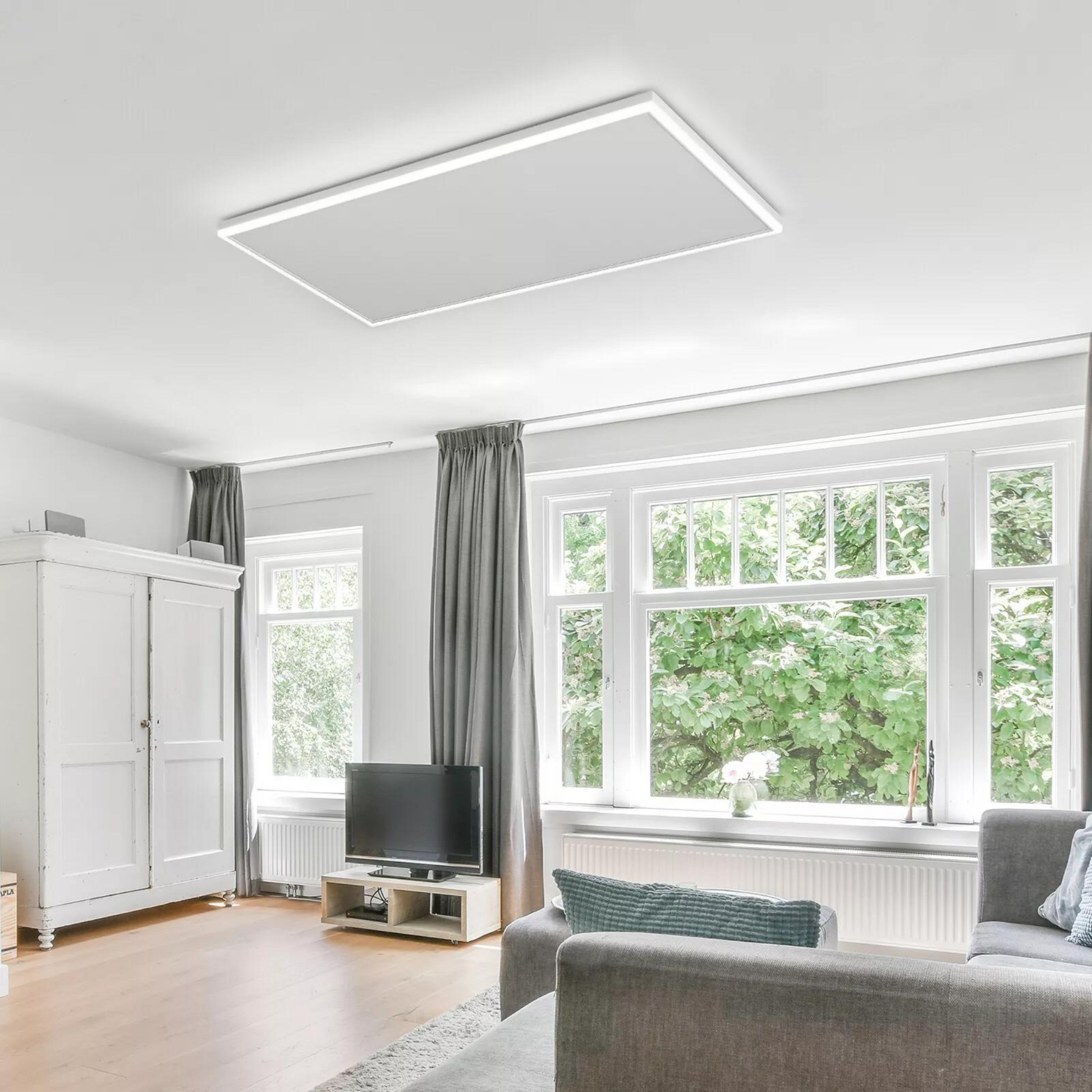 Infra Heating HL Serie Wifi infraroodpaneel met led verlichting 63x128 cm 840 W